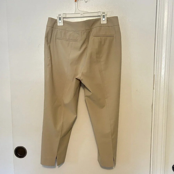 Peace of Cloth Panticular Woman's Pants Size 4 Flat Front Ankle Beige Tan - Picture 6 of 7